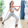 Fitness Bar with Resistance Bands and Exercise Guide by Resibar™